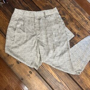 See u Soon off white silk pants with black dots. Size 8. NWT